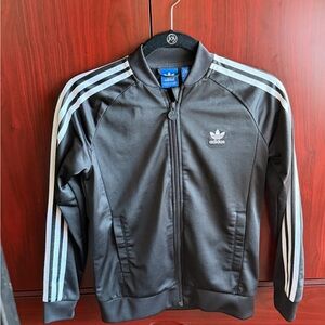 Adidas Black and White Track Jacket